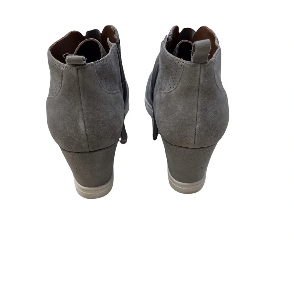 Linea Paolo Felicia Wedge Sneaker Gray Size 10.5